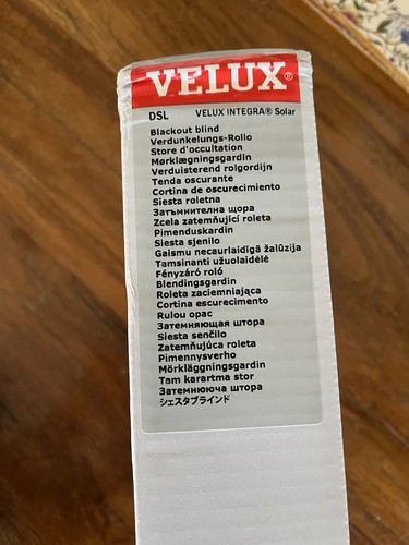 Velux blackout window - velux,