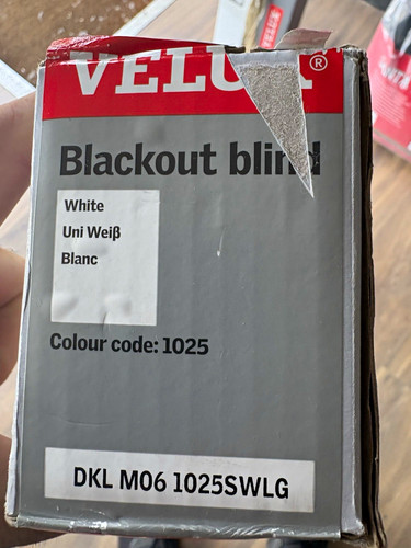 Velux blackout blind white - blackout, 118