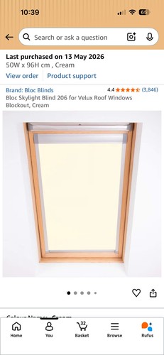 Velux compatible blind - compatible,