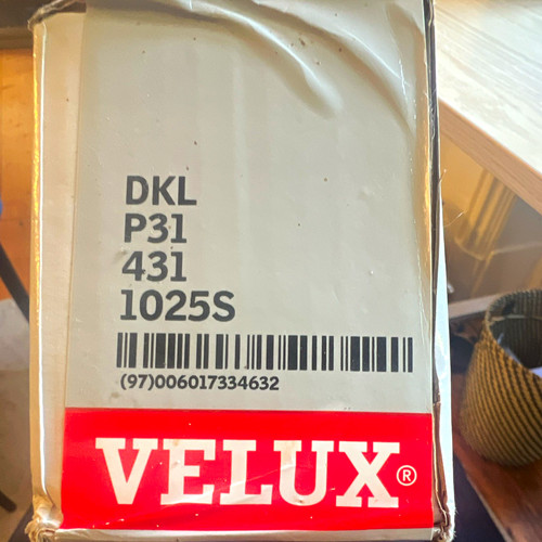Velux dkl skylight - velux, p31